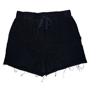 Carly Jean Los Angeles Black High Waist Shorts